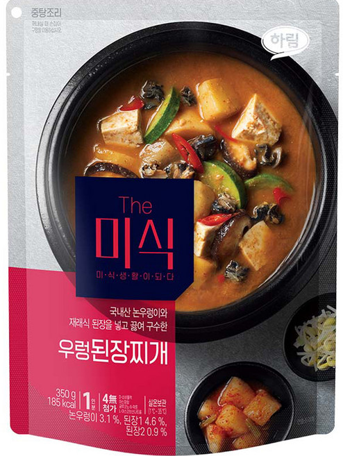더미식 우렁 된장찌개, 350g, 1개