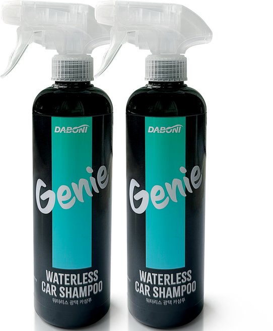 다보니 더지니 물없는 세차 워터리스 광택 카샴푸, 2개, 500ml