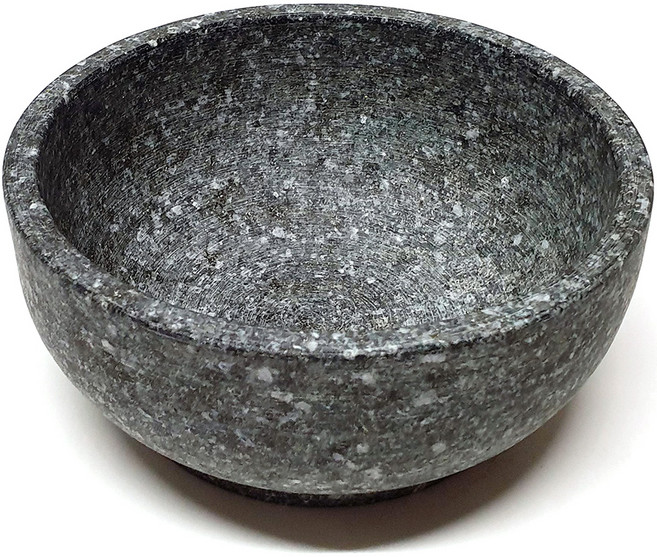 스톤리 비빔기 돌솥 누룽지탕 돌뚝배기 YS-0119A 검회색, 19cm, 1개