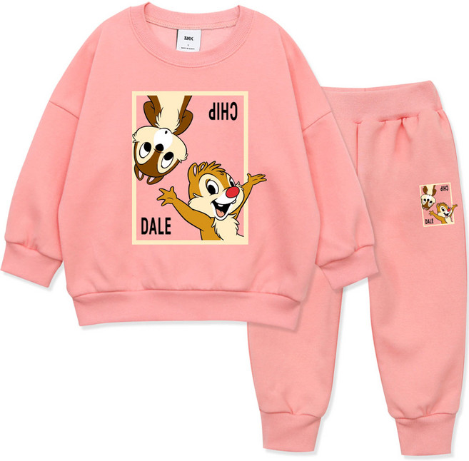 골든래빗 아동용 D 짝궁 칩 앤 데일 상의 + 하의 세트