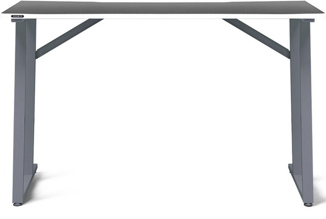 제닉스 아레나 POLAR 1인용 게이밍 컴퓨터 책상 1200, 그레이