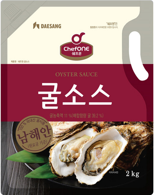 쉐프원 굴소스 스파우트, 2kg, 1개