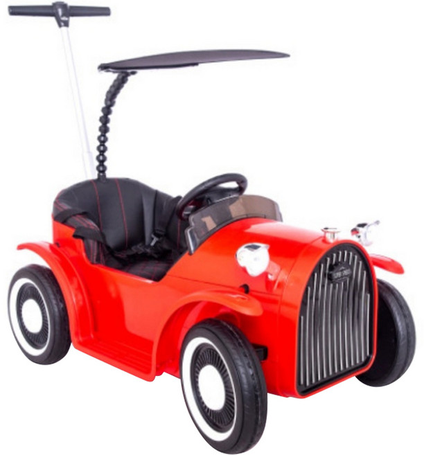주비에라 유아용 클래식 전동 푸쉬카, 레드, 1개