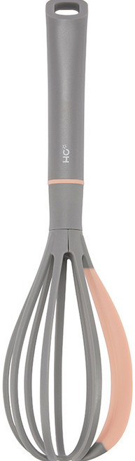 해피콜 엣지 네오 실리콘 헤드 거품기, 그레이 + 핑크, 1개