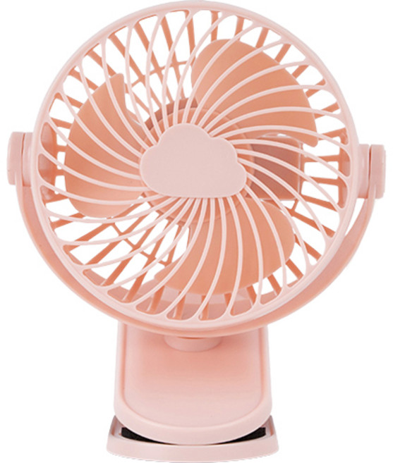 리틀클라우드 유모차 선풍기, 1개, 핑크