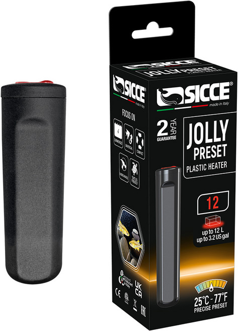 시쎄 졸리프리셋12 수족관용 고정히터 12W JOLLY, 1개