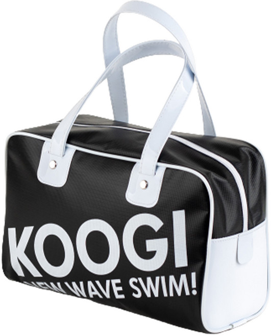 쿠기어드벤쳐 타포린 사각 수영가방 KA-QB019, 블랙