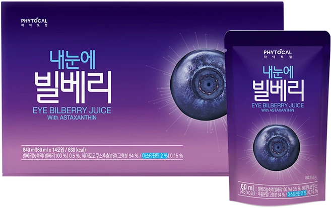 파이토컬 내눈에 빌베리, 14개, 60ml - 쿠팡