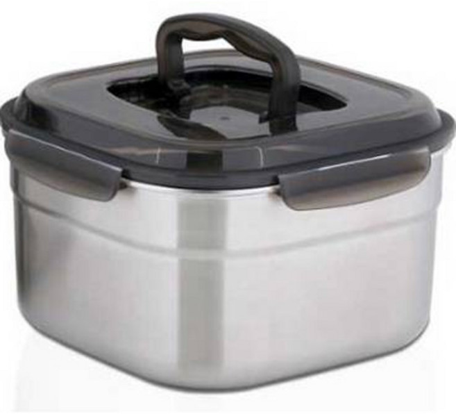 퀸센스 에리카 스텐밀폐용기 정사각 4.6L, 1개, 단품