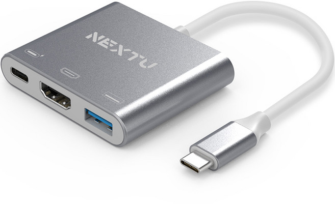 넥스트유 C타입 3in1 4K UHD 멀티 컨버터, NEXT-311TCH, 1개