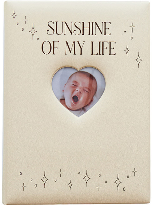 가죽 접착식 커스텀 포토인생 네컷 초음파앨범, 바닐라 크림, 25매