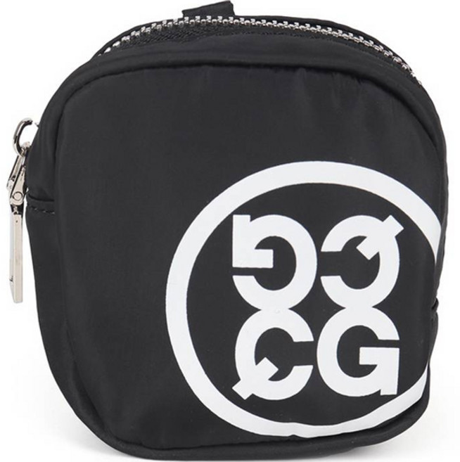 그린퀸 여성용 럭스골프 키링 미니 볼파우치, 블랙, 1개