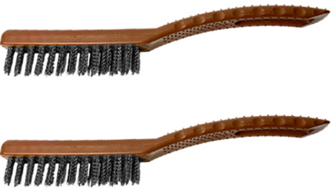 칼트 찌든 때 스텐 브러쉬, 브라운, 2개