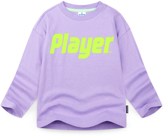 젤리스푼 아동용 플레이어 팝 배색 티셔츠