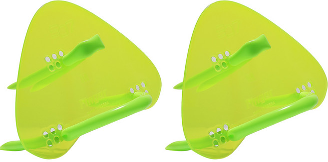 SD7 캐치업2 핑거패들 2p 수영훈련용품, 그린