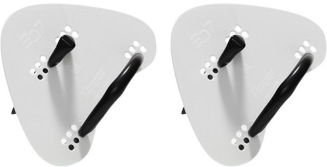 SD7 캐치업2 핑거패들 2p 수영훈련용품, 화이트