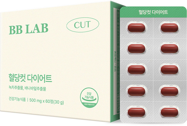 BB LAB 科研 巴拿巴葉萃取綠茶纖活碇, 60顆, 1個