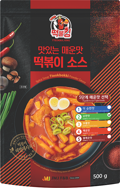 떡불킹 떡볶이소스 순한맛, 500g, 1개