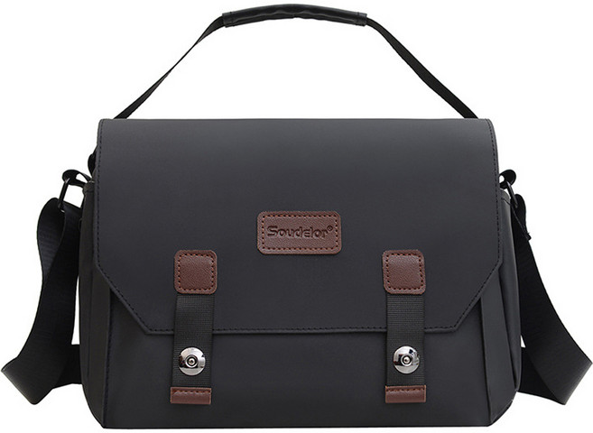 BAGnBAGs DS303 時尚風格防水相機肩背包, 黑色