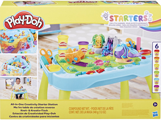 플레이도우 플레이도 러닝 테이블 유아용 클레이 세트, 혼합색상, 1세트, 4.3kg