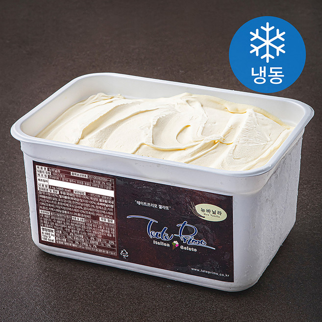테이트 젤라또 뉴 바닐라 ND (냉동), 3kg, 1개입, 1개