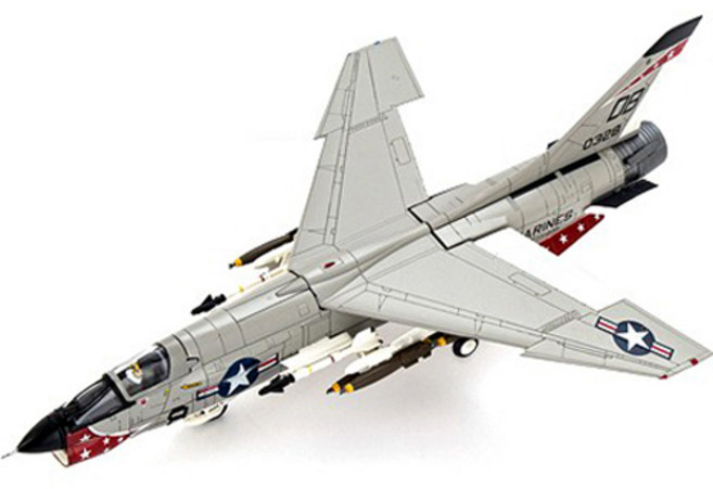 센추리윙즈 1 / 72 F-8E 크루세이더 미해병대 노멀버전 전투기 CE018929, 그레이, 1개