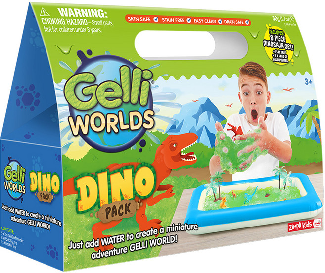 짐플리키즈 유아용 촉감놀이 젤리월드 다이노 팩 5921, GREEN, 1개