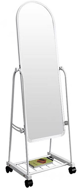 코끼리리빙 이동식 전신거울, 화이트