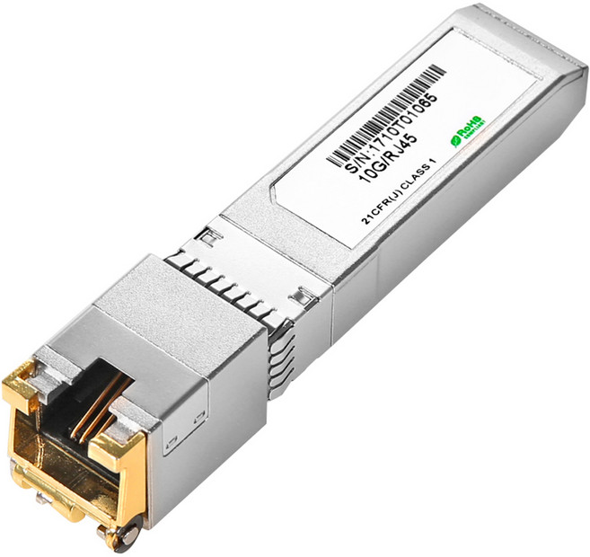 넥스트유 RJ-45 커넥터 지원 SFP 모듈 NEXT-SFP10G-CP, 1개, 68mm