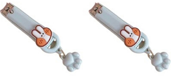 미니 가정용 휴대용 손톱깎이, 토끼, 2개