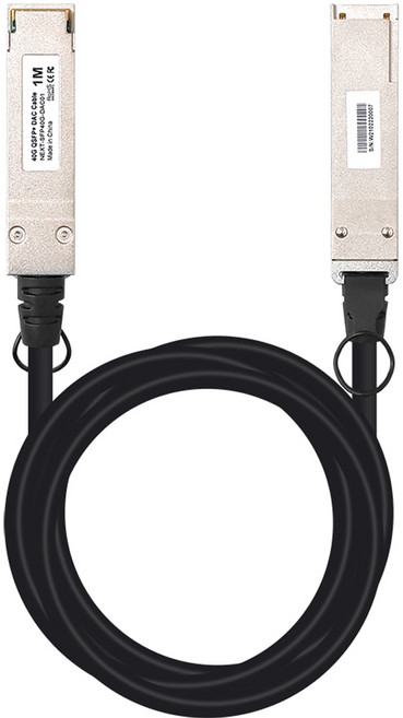 넥스트유 40G QSFP플러스 DAC 지빅 일체형 케이블 1m NEXT-SFP40G-DAC01, 1개