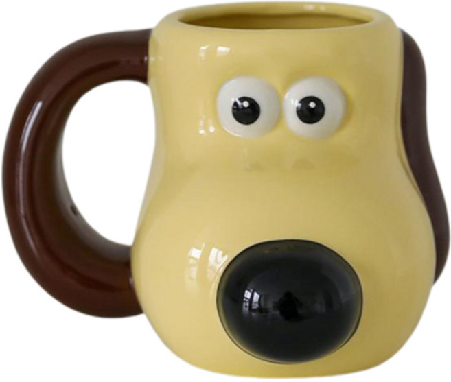 제이블룸 그로밋 머그컵 500ml, 크림, 1개