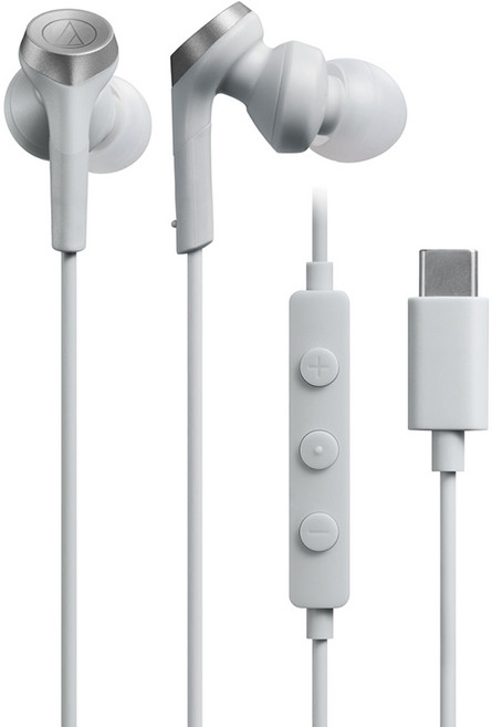 audio-technica 鐵三角 SOLID BASS HD驅動單元 Type-C 入耳式耳機 ATH-CKS330C 白色