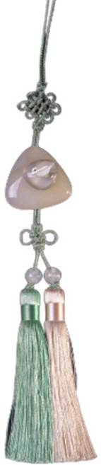 아가명주 여아용 아기새 조약돌 노리개