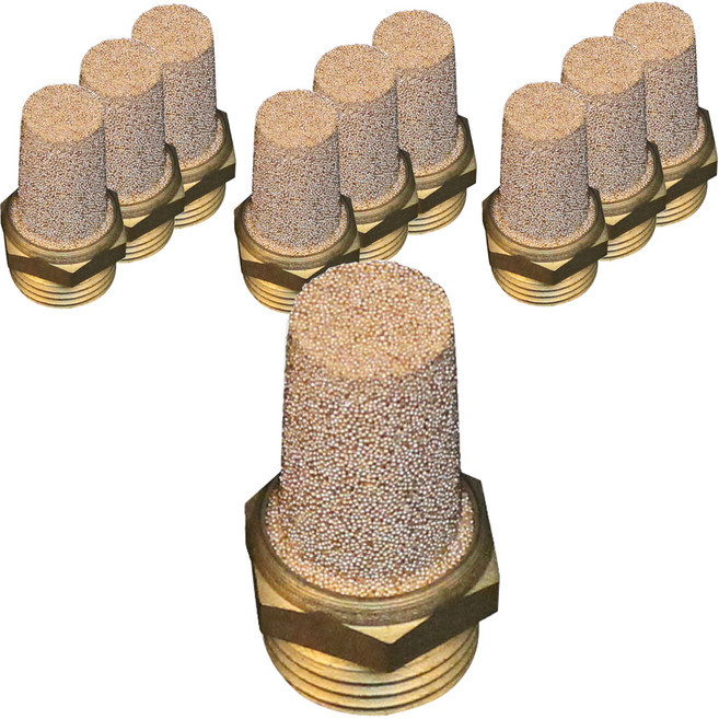 KPC 소음감소 금속소음기 SL 9.7 x 8.25 mm, 10개