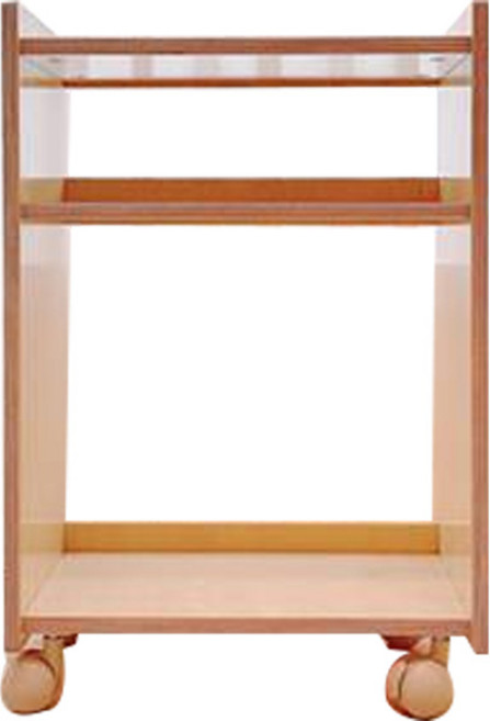 맘스보드 모디북 카트 이동식 책장, 내츄럴