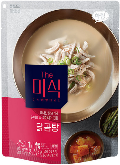 The미식 닭곰탕, 350g, 1개