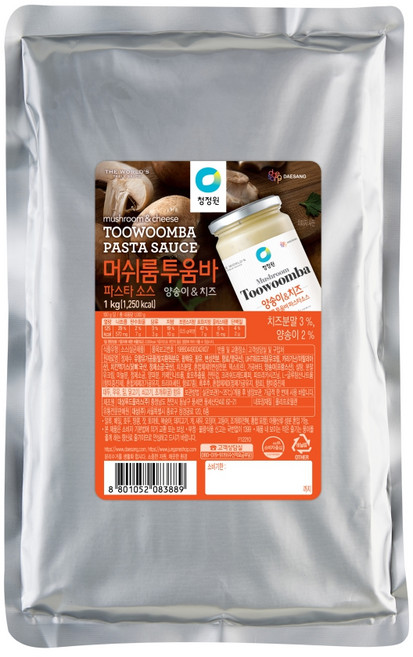 청정원 머쉬룸 투움바 소스, 1kg, 1개