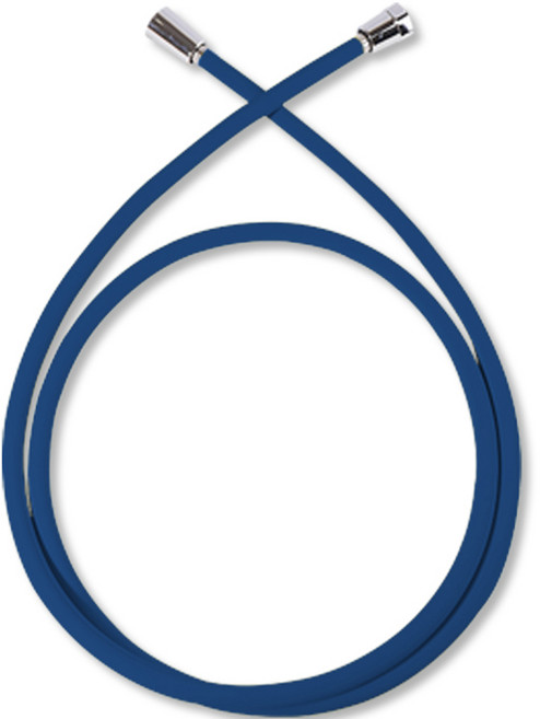 아쿠아듀오 물때 꼬임방지 샤워호스 + 스패너, 1.5m, 코발트블루