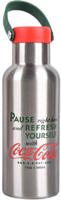 코카콜라 캠퍼 핸들 이중스텐 보틀, 혼합색상, 500ml
