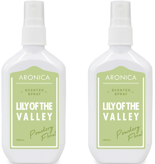 아로니카 센티드 스프레이 릴리오브더밸리, 100ml, 2개