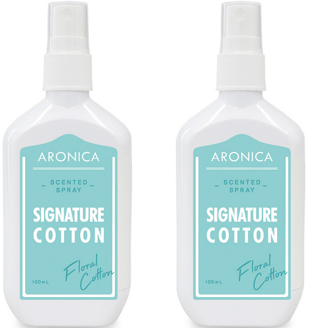 아로니카 센티드 스프레이 시그니처코튼, 100ml, 2개