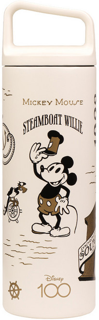 릴팡 디즈니 피크핸들 스텐 텀블러, 미키스팀보트월리, 480ml, 1개