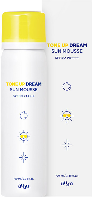 아유아유 톤업드림 선무스 SPF50+ PA++++, 100ml, 1개