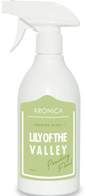 아로니카 센티드 스프레이 탈취제 릴리오브더밸리, 490ml, 1개