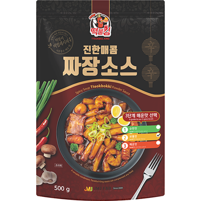 떡불킹 진한 매콤 짜장소스 보통맛, 500g, 1개