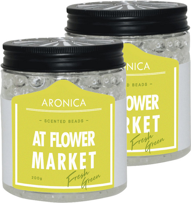 아로니카 센티드 비즈 방향제 본품, 200g, 2개, 앳플라워마켓