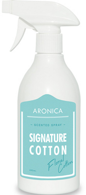 아로니카 센티드 스프레이 탈취제 시그니처코튼, 490ml, 1개