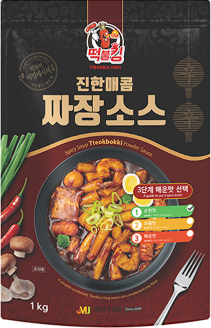 떡불킹 진한 매콤 짜장소스 순한맛, 1kg, 1개