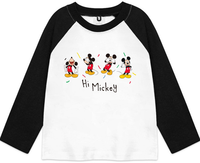 골든래빗 아동용 D 하이 미키 나그랑티셔츠
